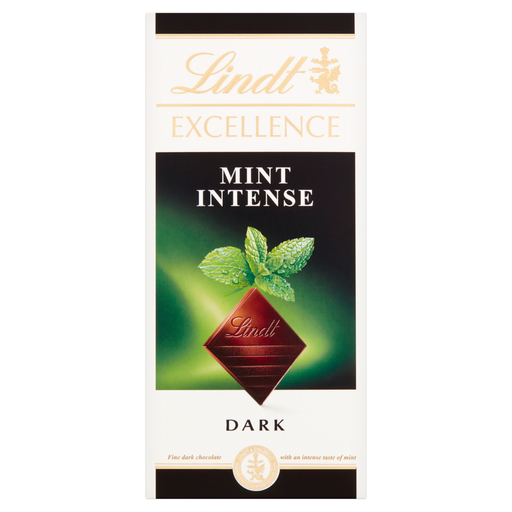 Lindt Excellence Mint Intense 100g bar