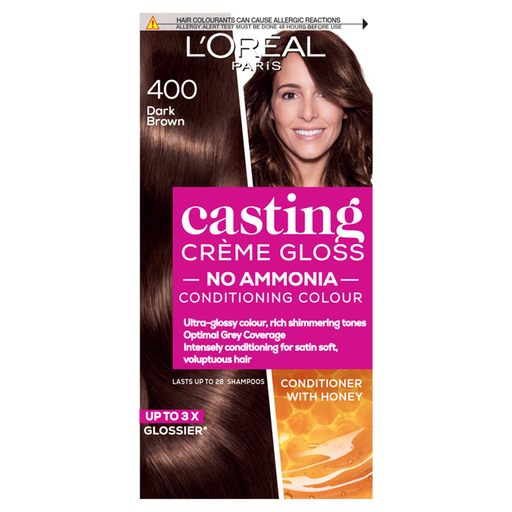 L'Oréal Paris Casting Creme Gloss Semi-Permanent Hair Dye 400 Dark Brown