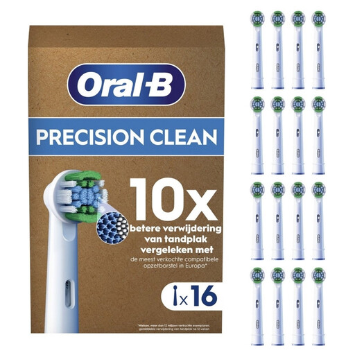 Oral-B Pro Precision Clean – ORIGINAL Replacement Brush Heads, 16 Pieces