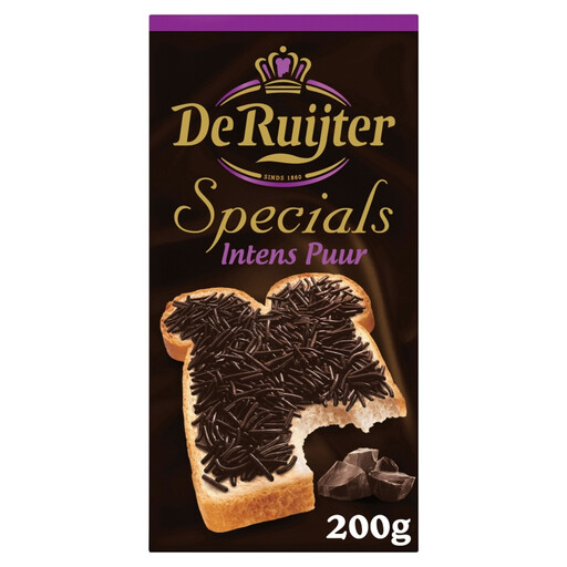 De Ruijter Intense Dark Chocolate Sprinkles - 200 g