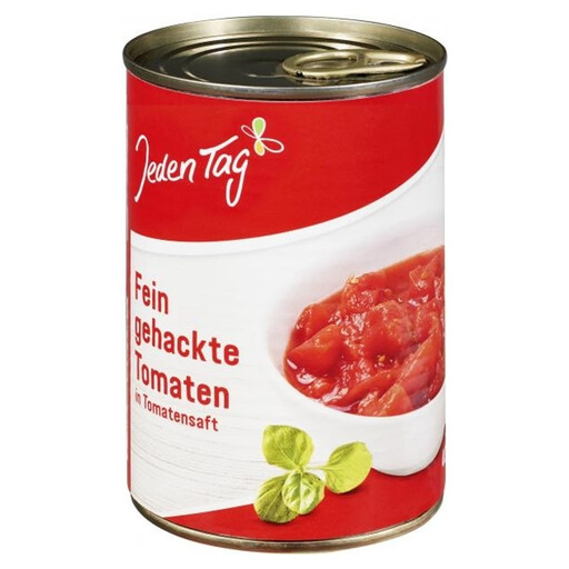 Jeden Tag Gehackte Tomaten 425ml