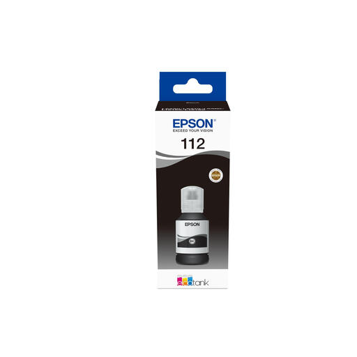 Epson 112 EcoTank Ink Bottle, 127 ml, Black