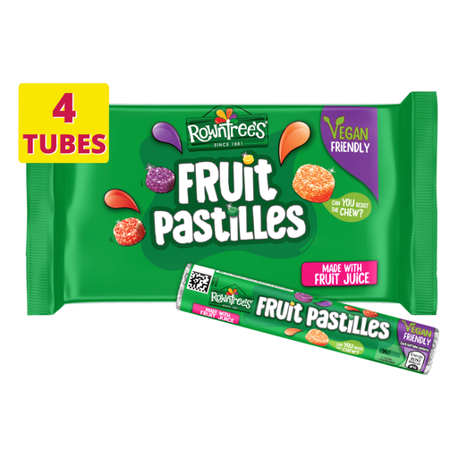 Rowntree's Fruit Pastilles, 4 × 41 g