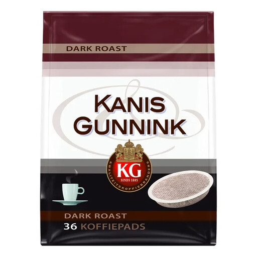 Kanis & Gunnink Dark Roast Coffee Pods - 36 pcs, 250 g