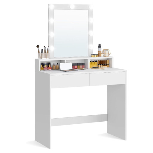 Ochama Modern Dressing Table with nine bulbs