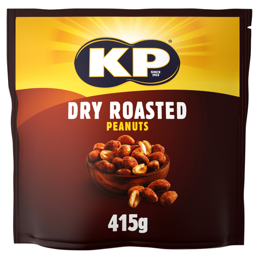 KP Snacks Dry Roasted Peanuts 415g
