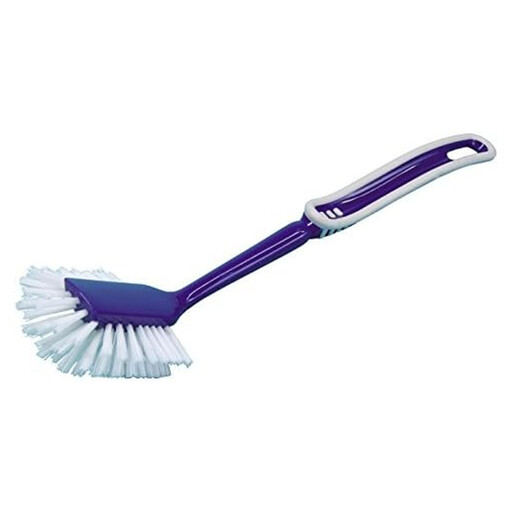 Bürstenmann "Diskett" Dish Brush in Grey/Orange