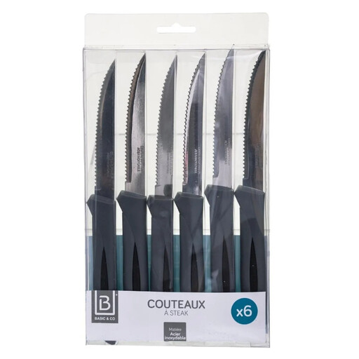 Set of 6 steak knives by Secret de Gourmet