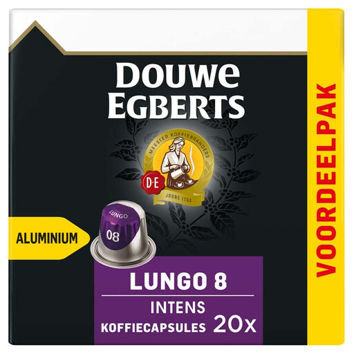 Douwe Egberts Lungo Coffee Capsules - 20 pcs