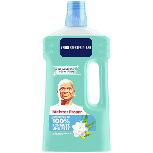 Meister Proper Allzweckreiniger Frühlingserwachen in einer grünen Flasche