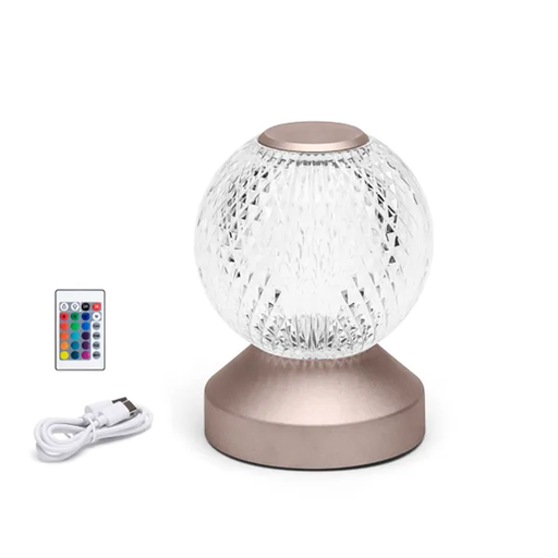 Aigostar LED Table Lamp PS&Steel RGB with Remote Control