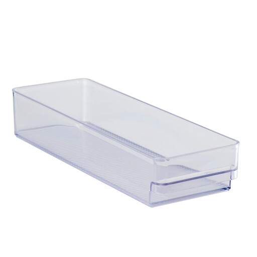 Alpina Storage Box Organizer Drawer - 29.7 x 9.5 x 5 cm, Transparent