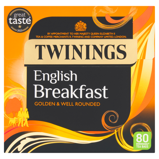 Twinings English Breakfast 80 Tea Bags