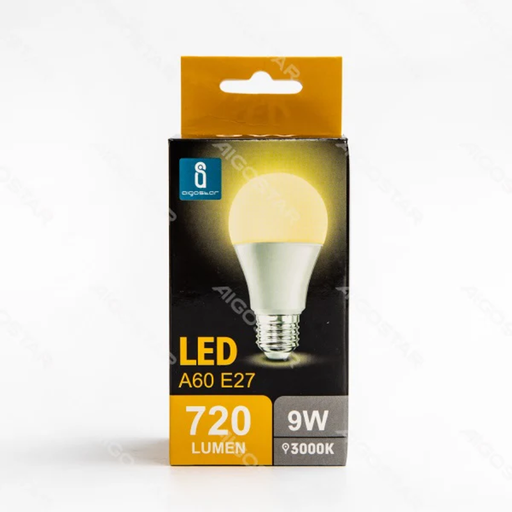 Aigostar A60 LED E27 9W 3000K