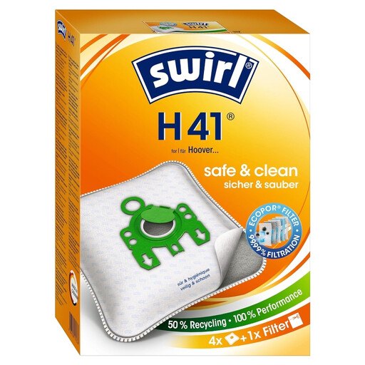 Swirl H41 EcoPor Vacuum Cleaner Bags