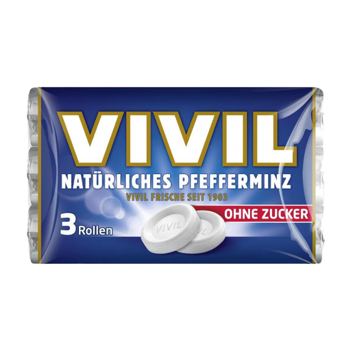 Vivil Natural Peppermint Sugar-Free Rolls