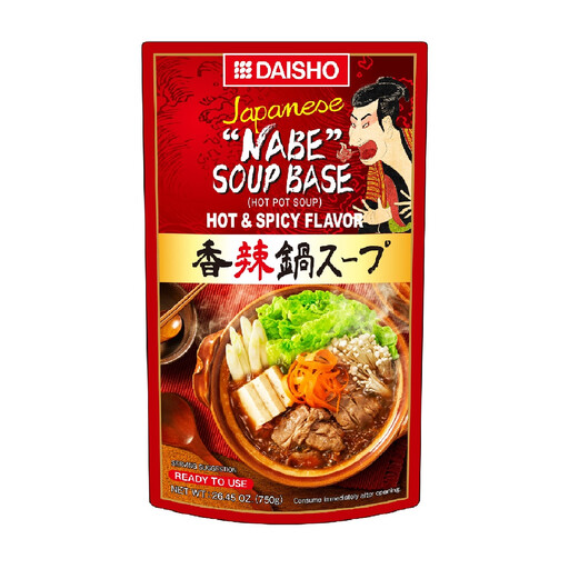 DAISHO Japanese Nabe Soup Base Hot and Spicy Flavour