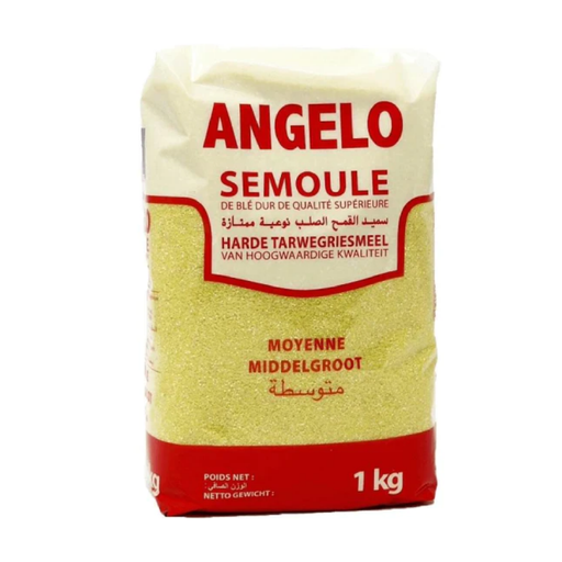 ANGELO Semoul Medium Semolina 1 kg (Red) Turkish