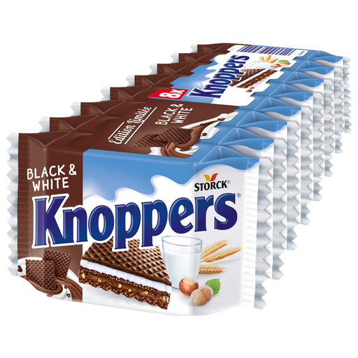 Knoppers Black & White Wafers