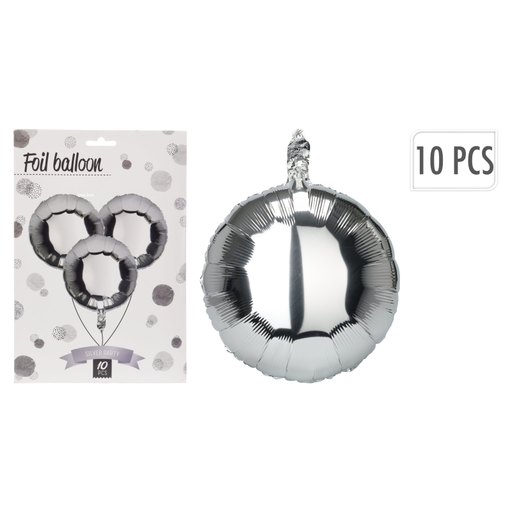 Balloon Set Inflatable Foil Balloon 46 cm Silver