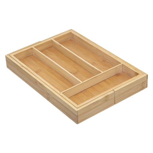 Expandable Bamboo Cutlery Holder