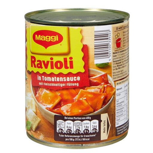 Maggi Meat Ravioli in Spicy Tomato Sauce 800g