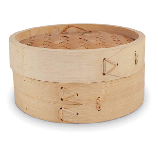 Single-Layer Bamboo Steamer Basket 25 cm