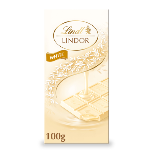 Lindt Lindor White Bar 100g