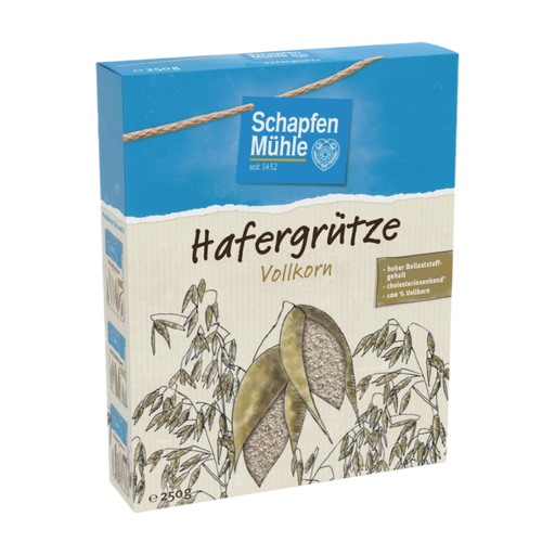 Schapfenmühle Whole Grain Oat Groats 250g