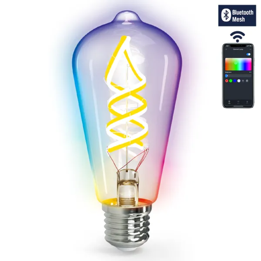 Aigostar Bluetooth Mesh Smart Filament Bulb ST64