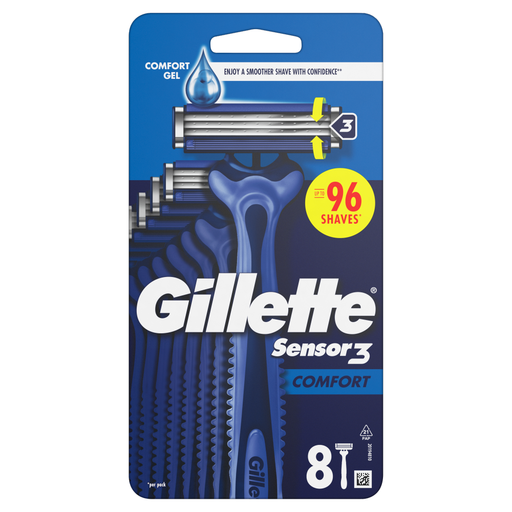 Gillette Sensor3 Comfort Disposable Razors