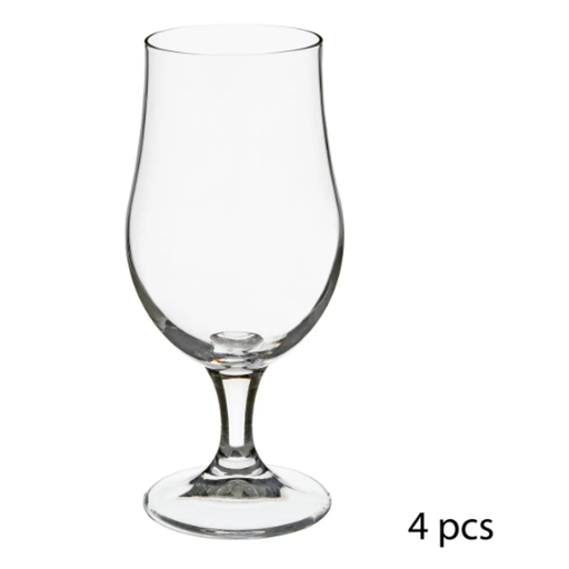 Secret de Gourmet Set of 4 Stemmed Beer Glasses, 37 cl
