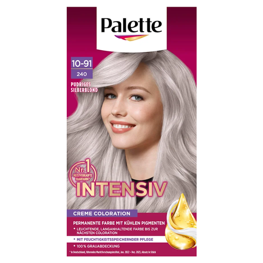Poly Palette Intensive Cream Color 10-9/240 Powdery Silver Blonde