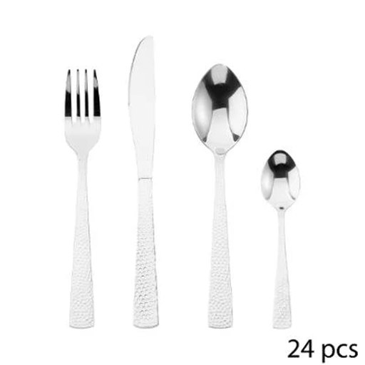 24-Piece Stainless Steel Cutlery Set by Secret de Gourmet