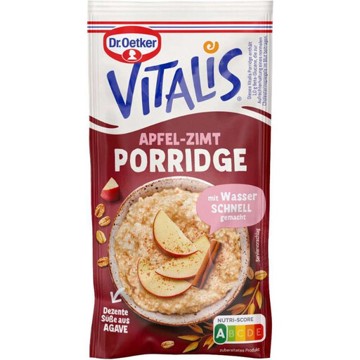 Dr. Oetker Vitalis Porridge Apple-Cinnamon 58g