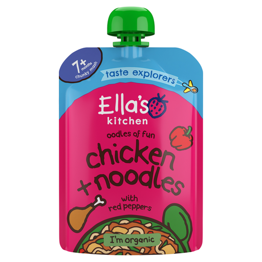 Ella's Kitchen Chicken & Noodles with Red Pepper 7+ Months 130 g