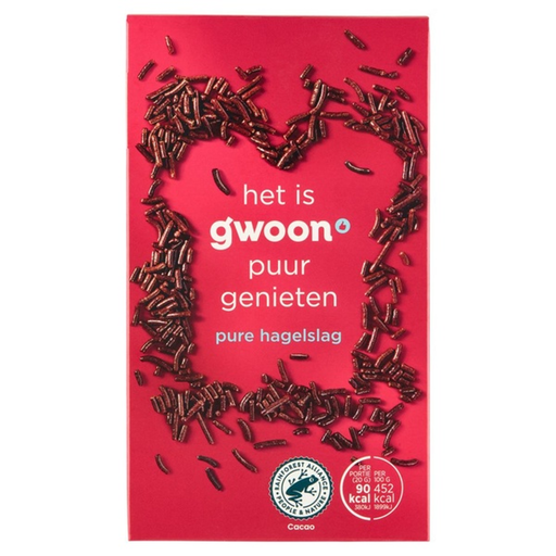 Vermicelles au chocolat noir G'woon - 400 g