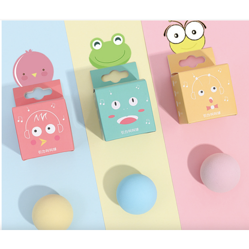 Meowmagic Three-Colored Squeaking Ball 3 Pieces