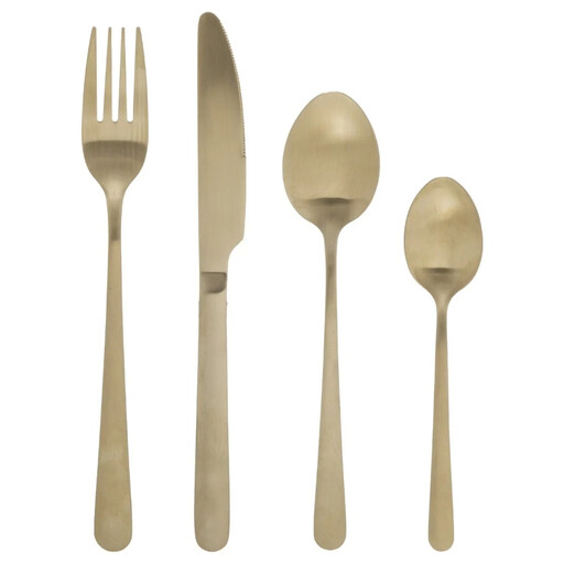 Secret de Gourmet Green Harmony 24-piece stainless steel cutlery set