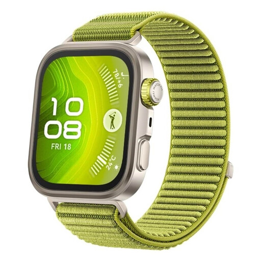 HUAWEI Watch Fit 4 Pro Green Woven Strap