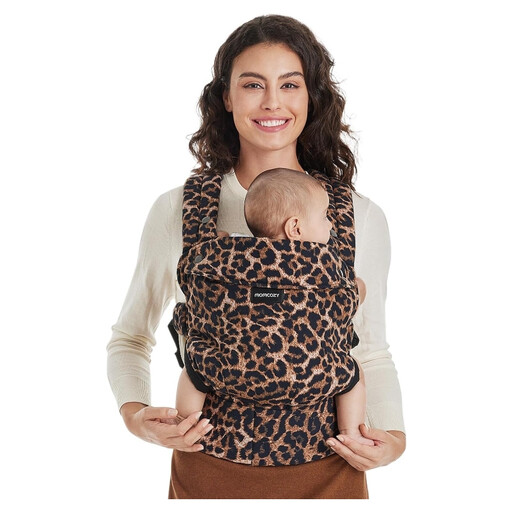 Momcozy Ergonomic Leopard Baby Carrier