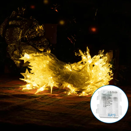 Aigostar Snowflake String Lights