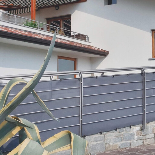 TENAX Texstyle Privacy Screen - Steel Grey