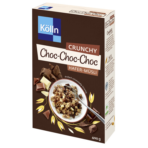 Kölln Crunchy Triple Chocolate Oat Muesli 400g