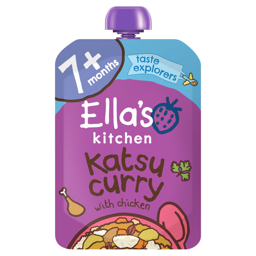 Ella's Kitchen 有机香脆日式鸡肉咖喱辅食袋 7 个月以上 130g