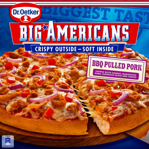 Dr. Oetker Big Americans BBQ Pulled Pork Pizza