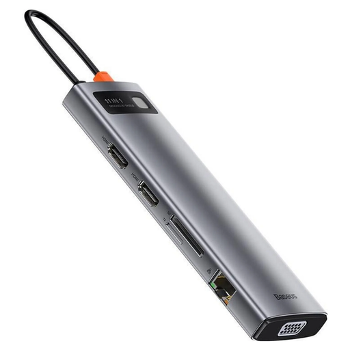 Baseus Metal Gleam 11-in-1 Multifunctional Type-C Hub Dock Station