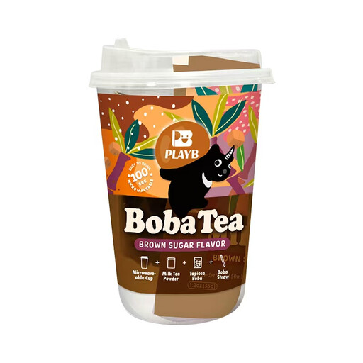 PLAYB Bubble Tea Cup Brown Sugar Flavor