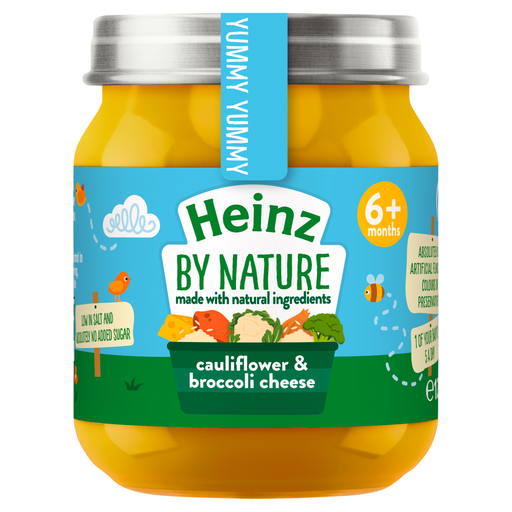 Heinz By Nature Cauliflower & Broccoli Cheese Jar 6+ Months 120g