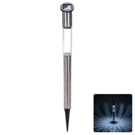 Aigostar Solar Lawn Light/Path/Stainless Steel/High Stake Lights/6500K/08 Series